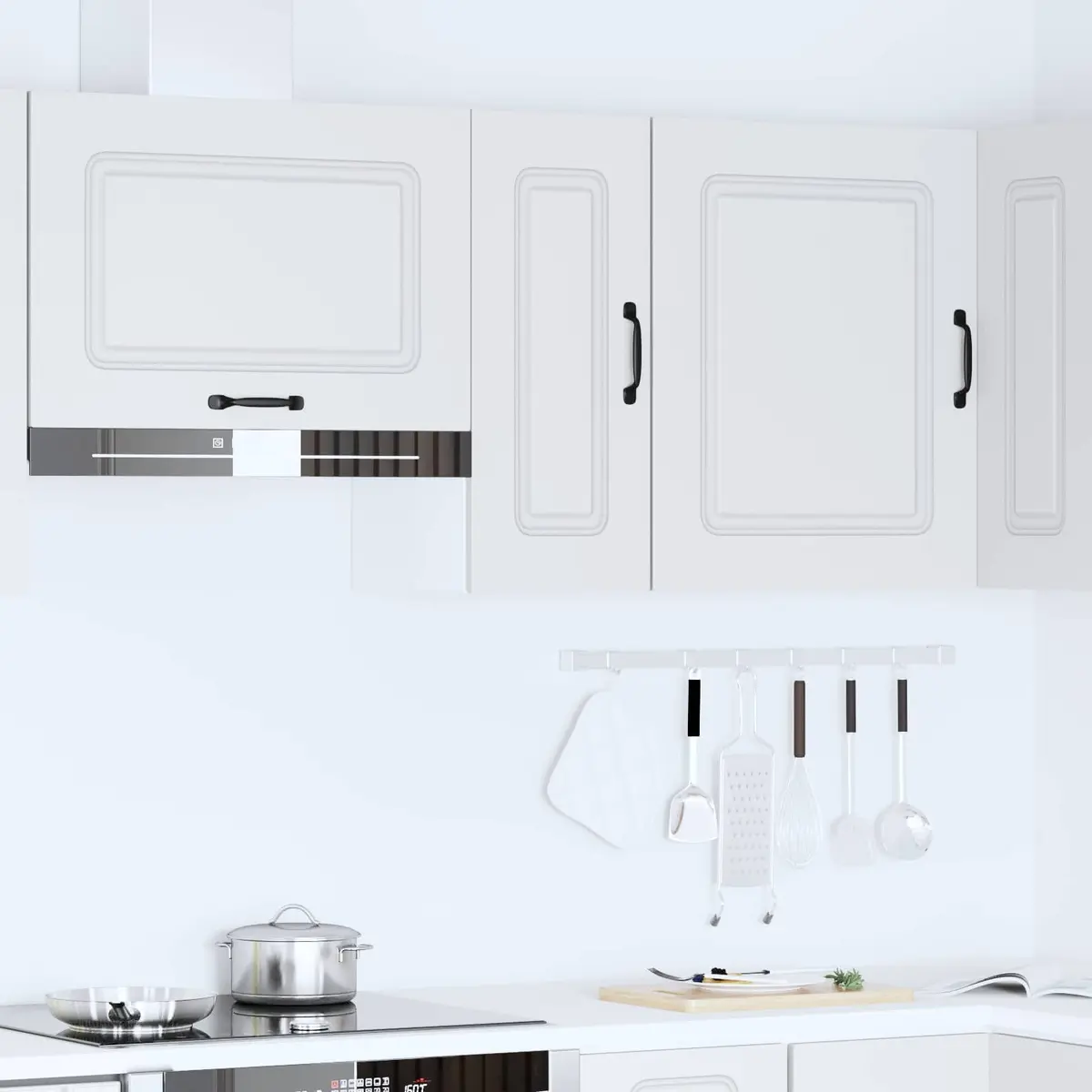 Kalmar White Engineered Wood Cabinet