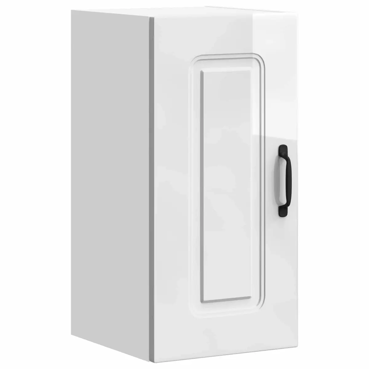 Engineered Wood Kitchen Storage Cupboard White High Gloss Wall Cabinet