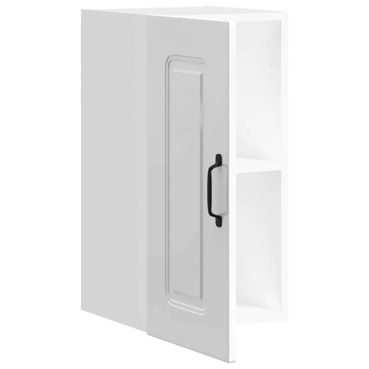 Engineered Wood Kitchen Storage Cupboard White High Gloss Wall Cabinet