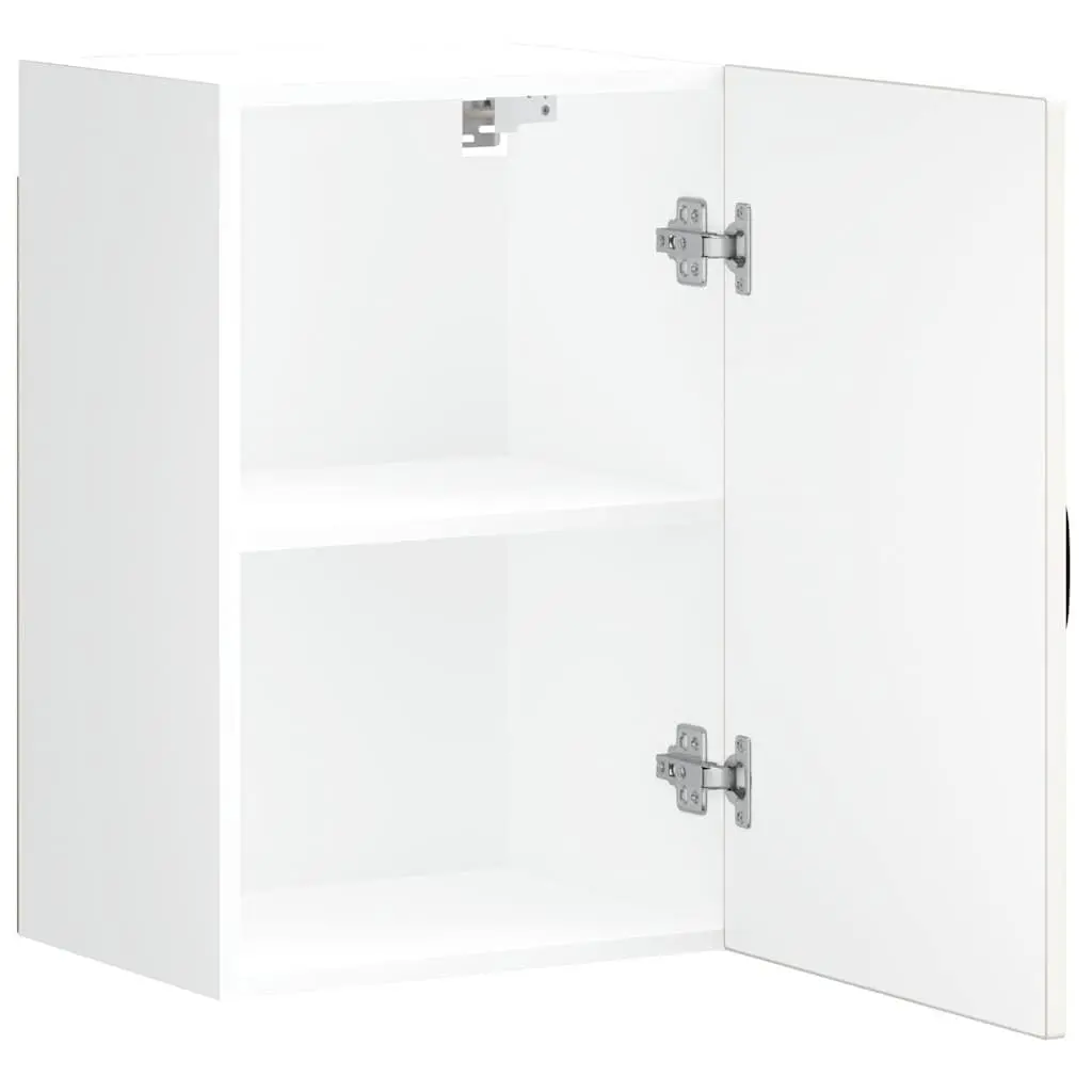 Kitchen Wall Cabinet High Gloss White Storage Cupboard Engineered Wood Organiser