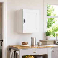 Specifications for White Engineered Wood Wall Cabinet