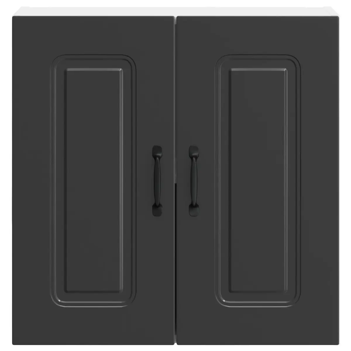 Engineered Wood Black Kitchen Wall Cabinet