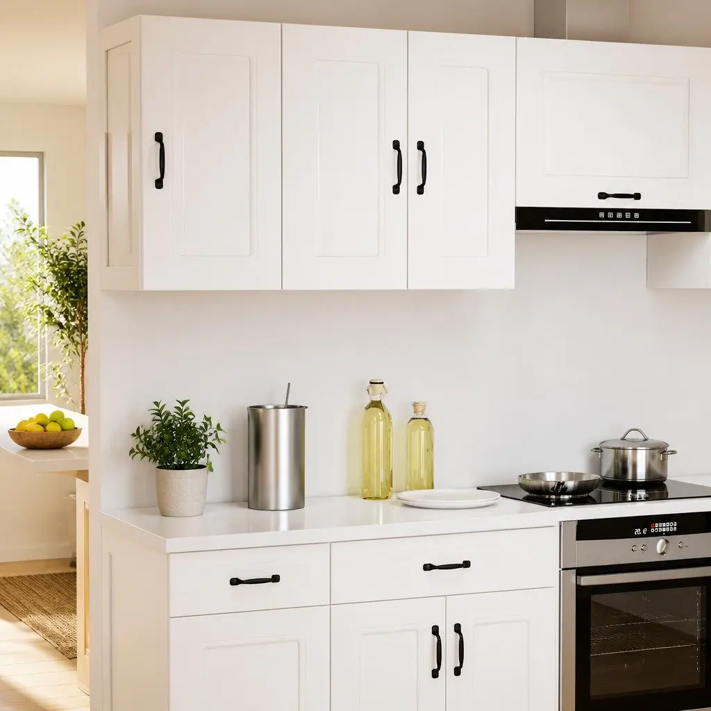 Engineered Wood White Kitchen Wall Cabinet