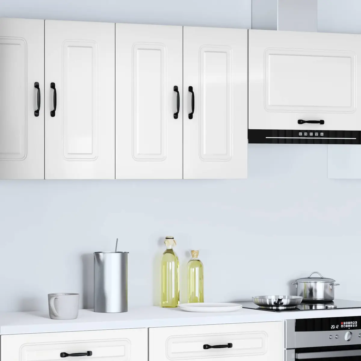 Engineered Wood White Kitchen Wall Cabinet