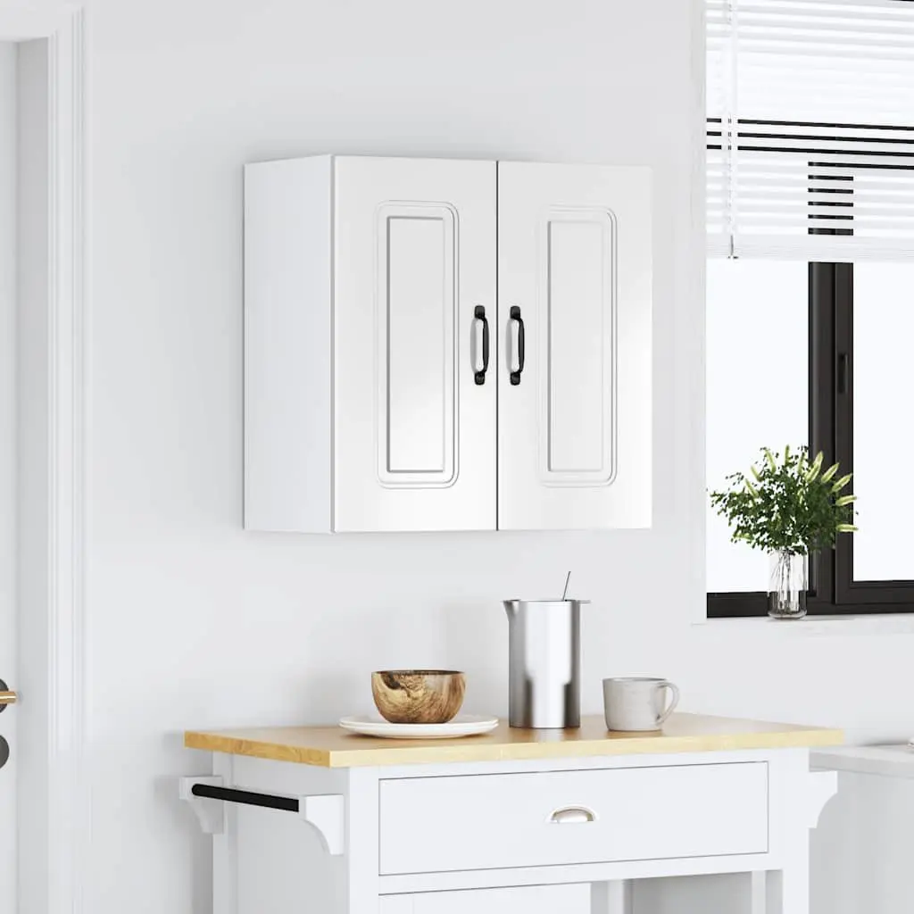 Engineered Wood White Kitchen Wall Cabinet