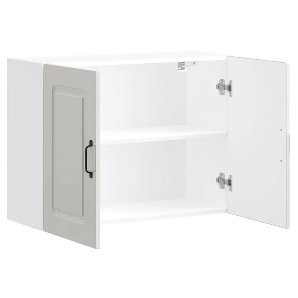 White Engineered Wood Kitchen Wall Cabinet