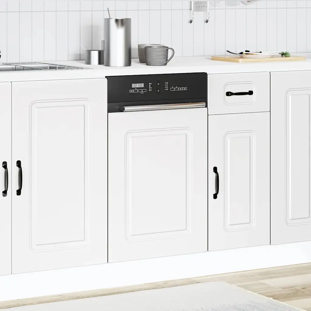 White Dishwasher Panel 45x1.5x57 cm