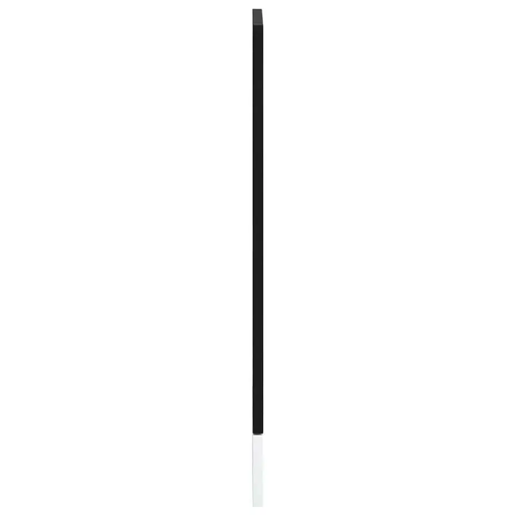 Dishwasher Front Panel Black 45x1.5x57cm, Engineered Wood