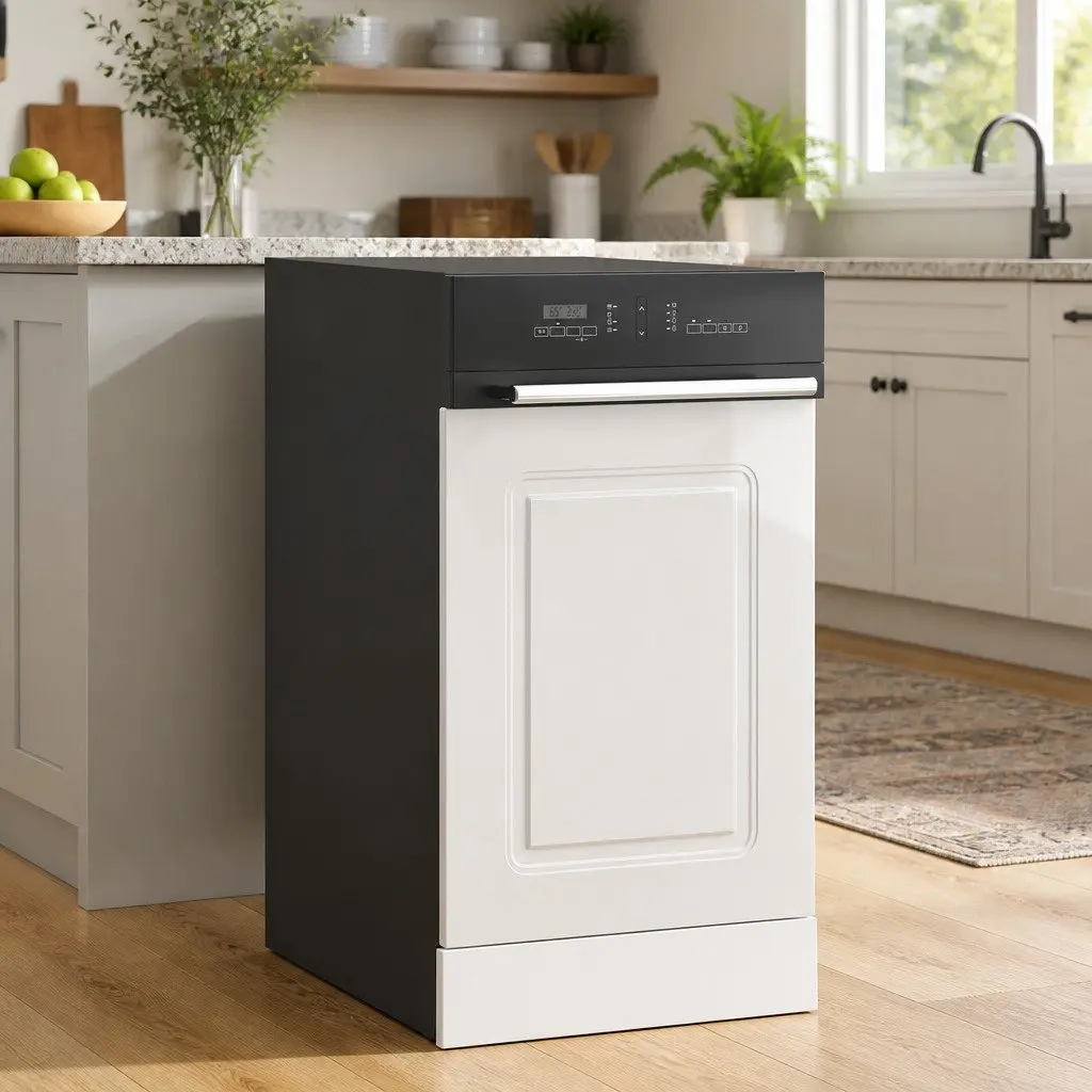 High Gloss White Dishwasher Panel