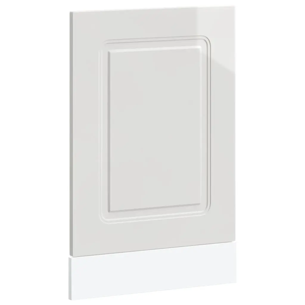 High Gloss White Dishwasher Panel