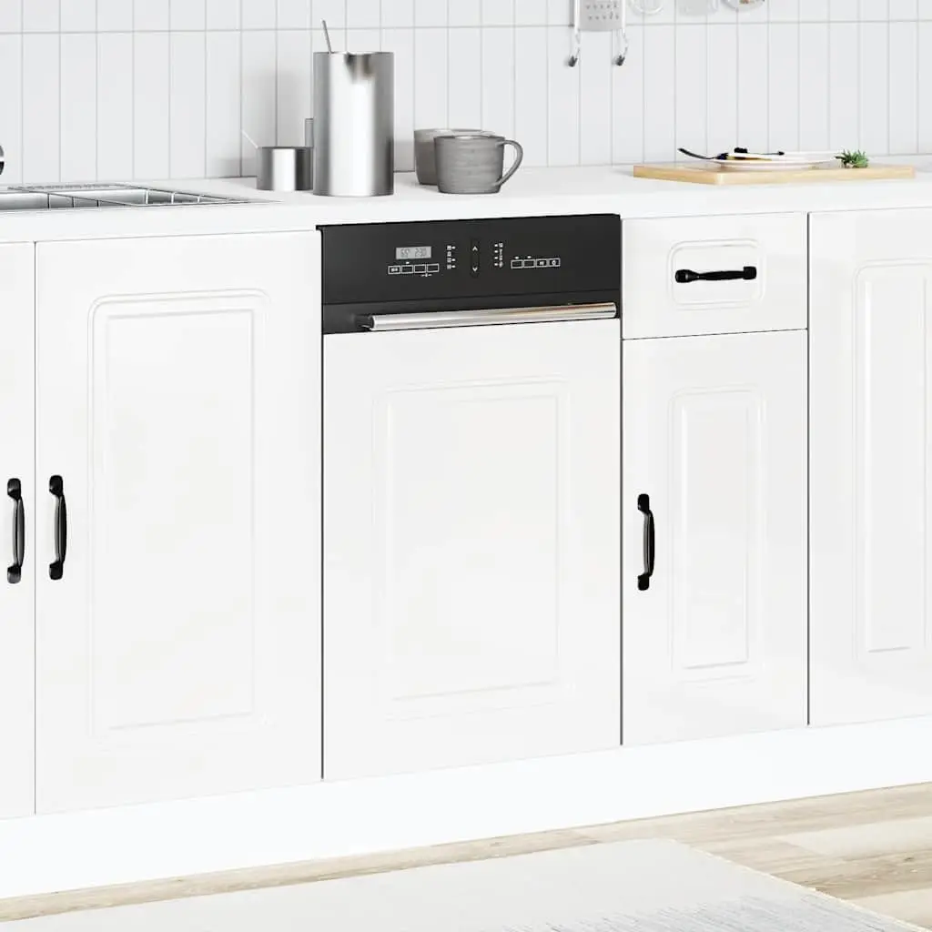High Gloss White Dishwasher Panel