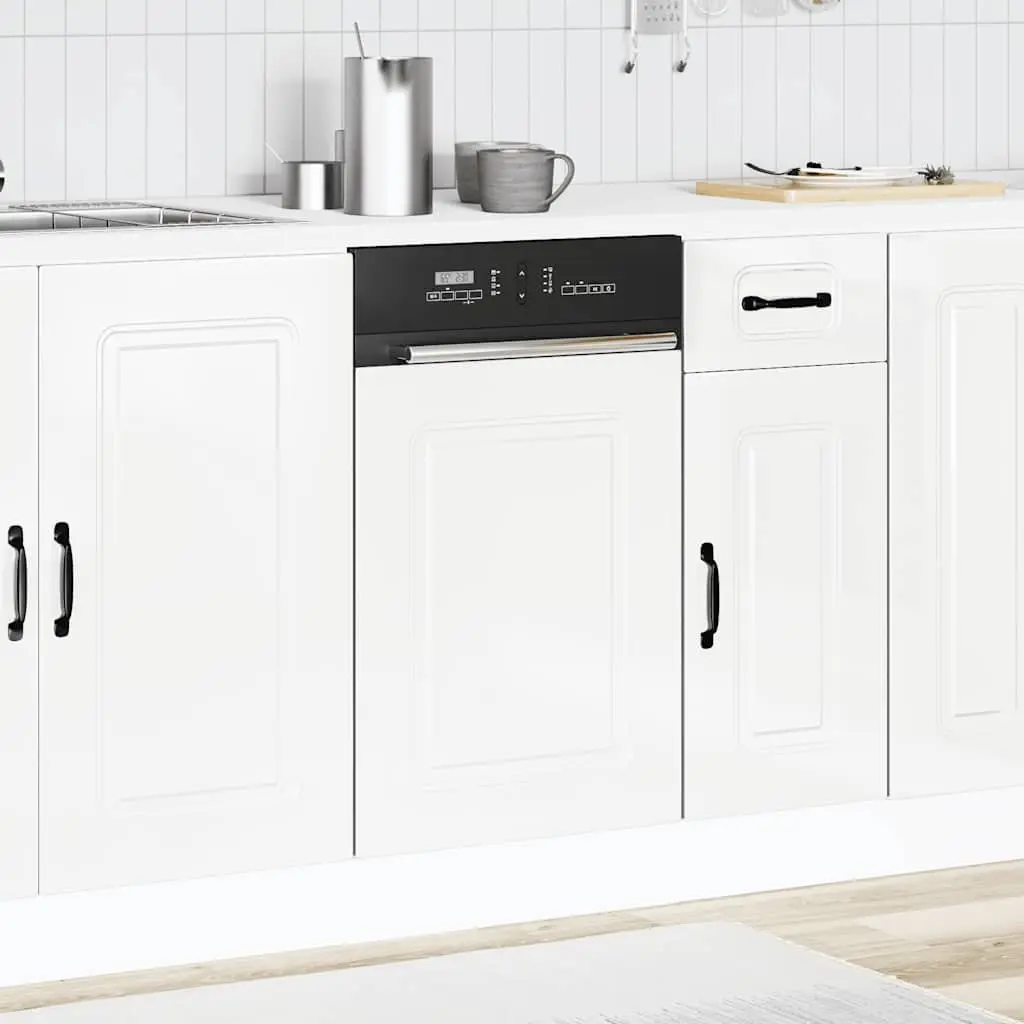 High Gloss White Dishwasher Panel