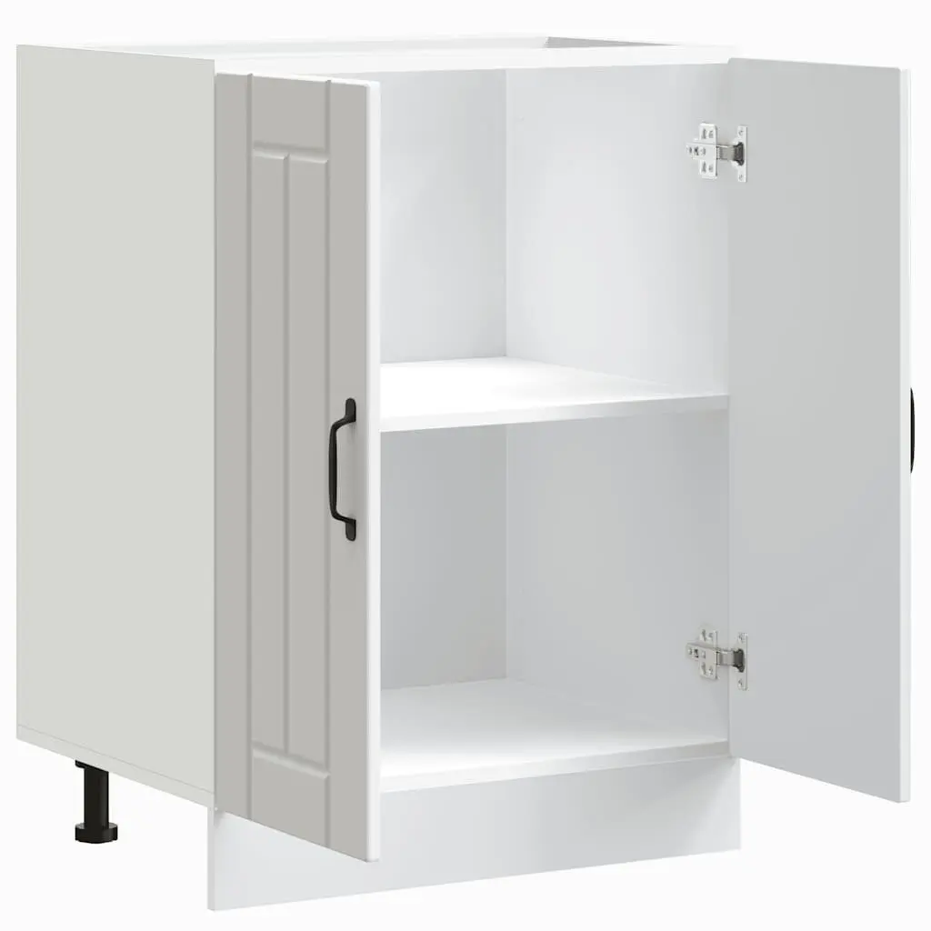 White Sink Base Cabinet with Ample Storage