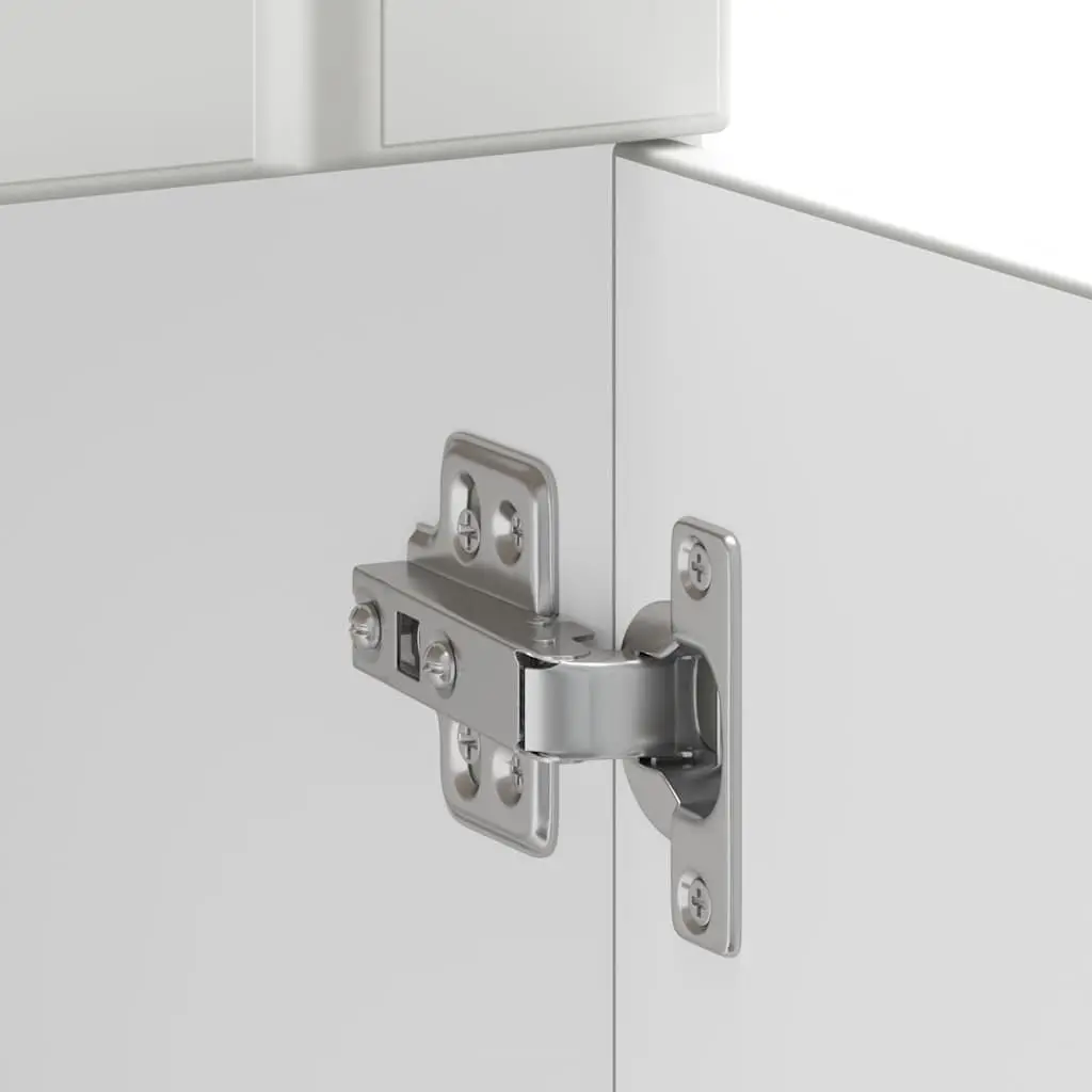 Kitchen Base Cabinet White Engineered Wood Storage Cupboard Sink Unit Doors