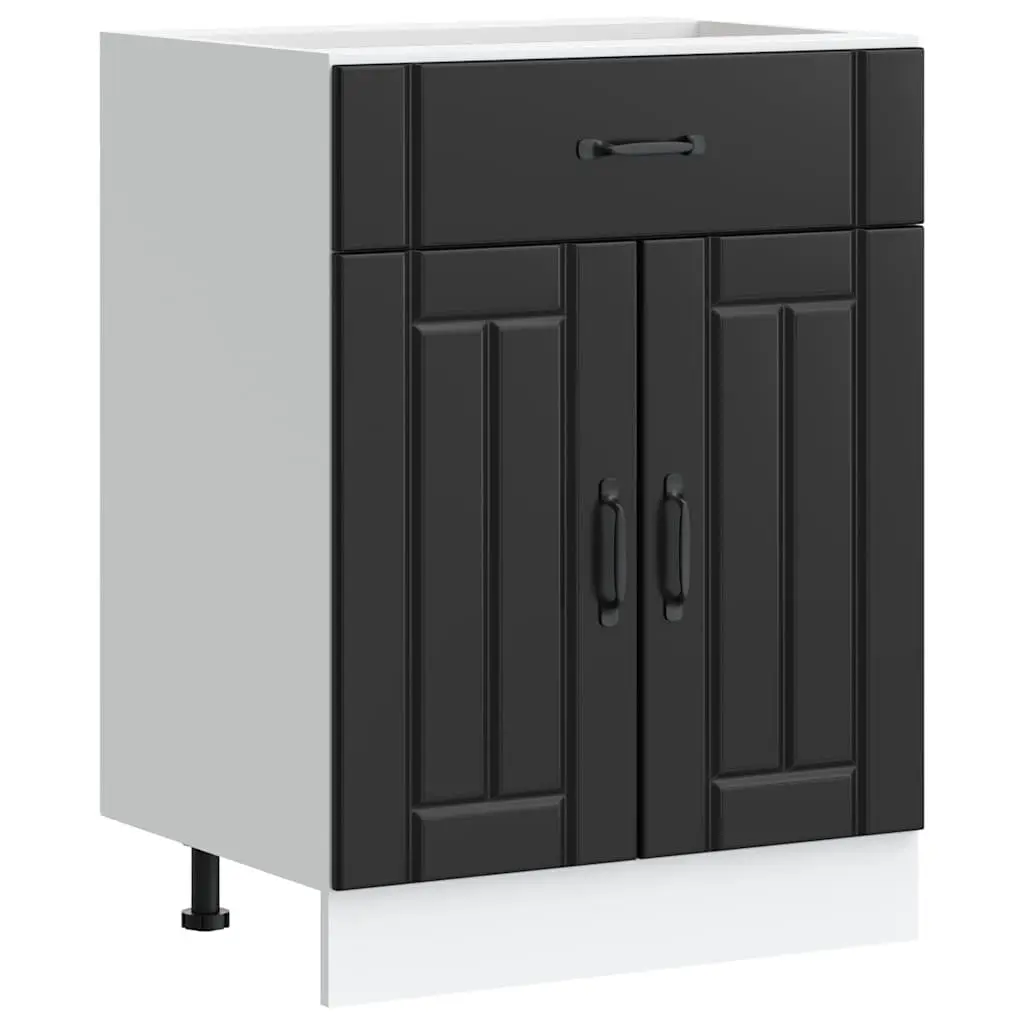 Engineered Wood Kitchen Base Cabinet with Adjustable Feet
