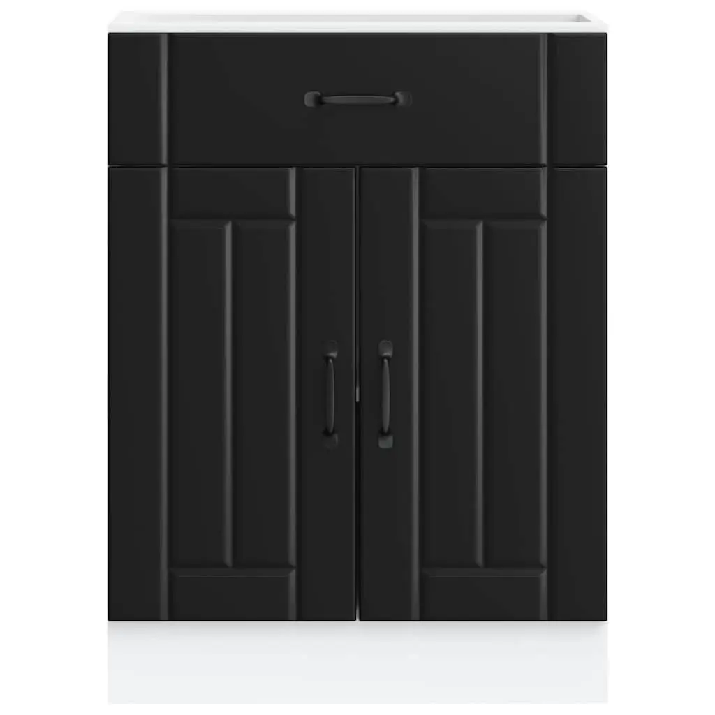 Engineered Wood Kitchen Base Cabinet with Adjustable Feet