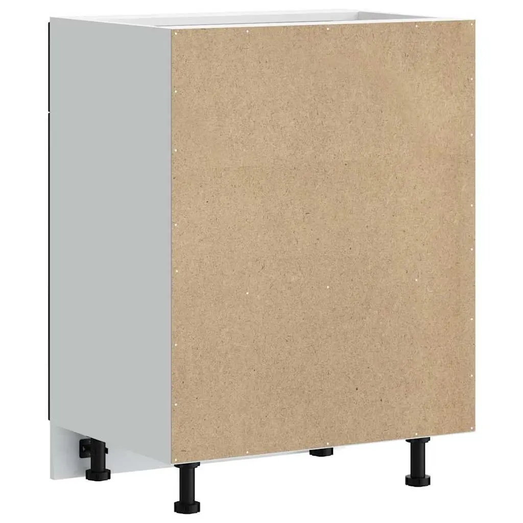 Engineered Wood Kitchen Base Cabinet with Adjustable Feet