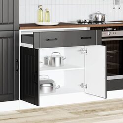 Specifications of Black Engineered Wood Kitchen Cabinet