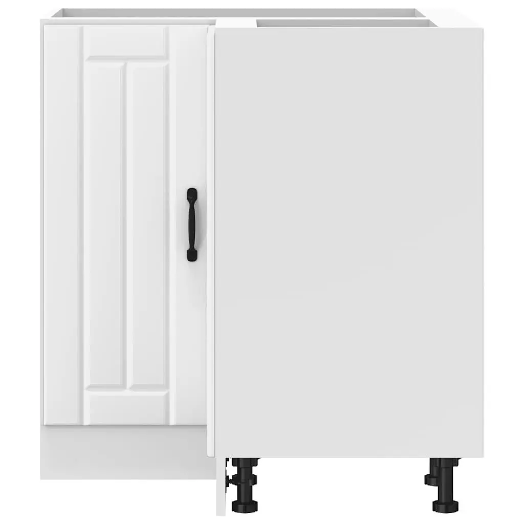 White Kitchen Corner Base Cabinet