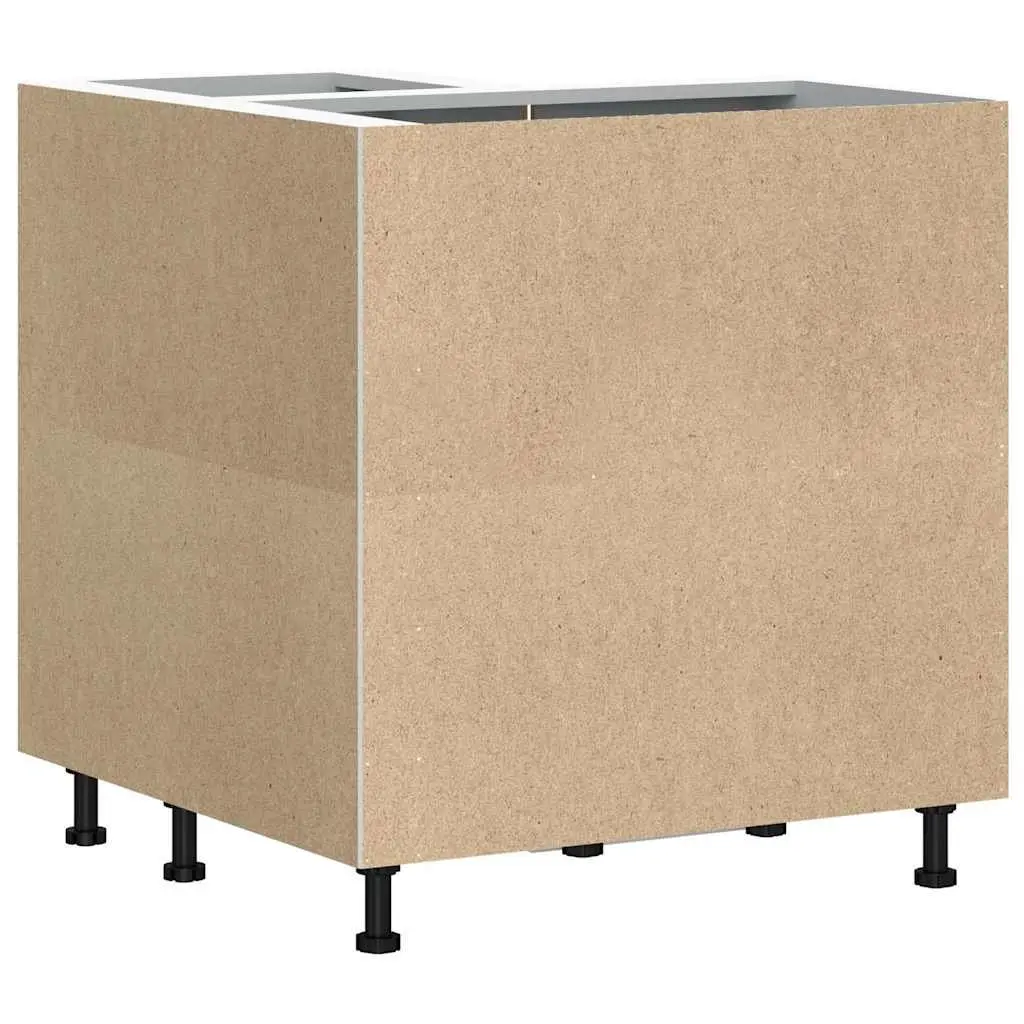 White Kitchen Corner Base Cabinet