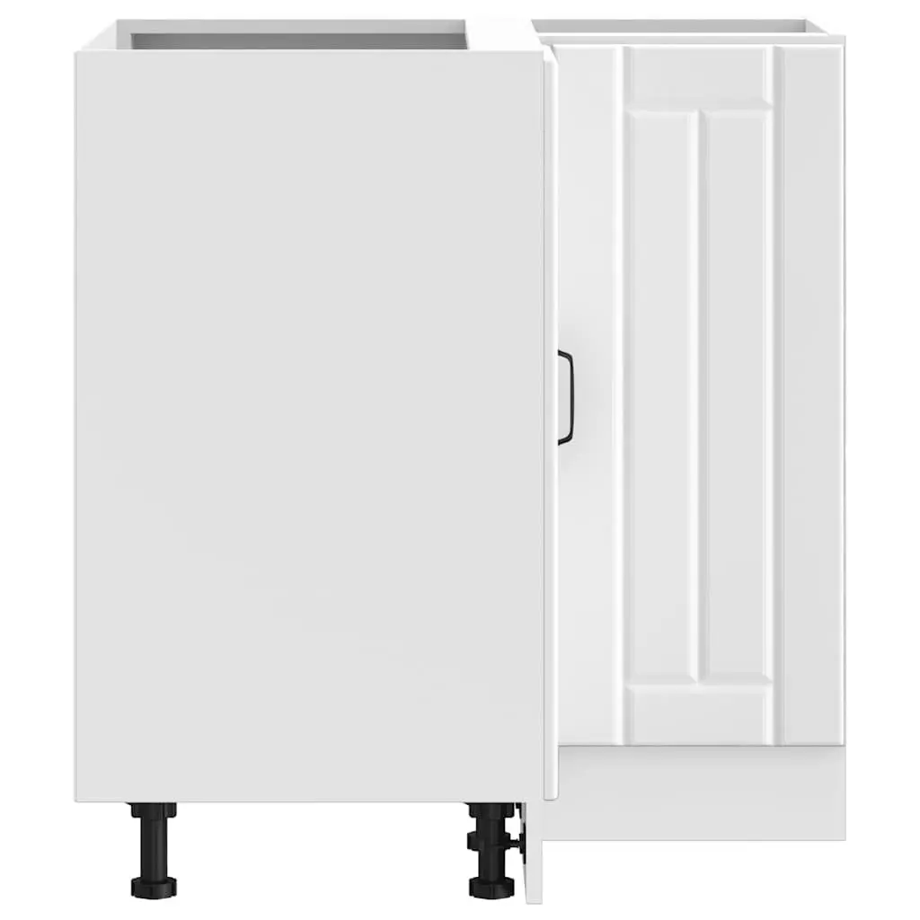 White Kitchen Corner Base Cabinet