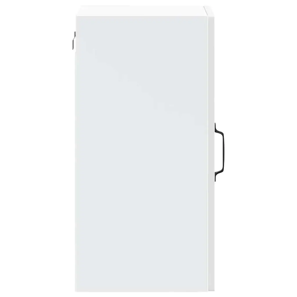 White High Gloss Wall-Mounted Kitchen Cabinet
