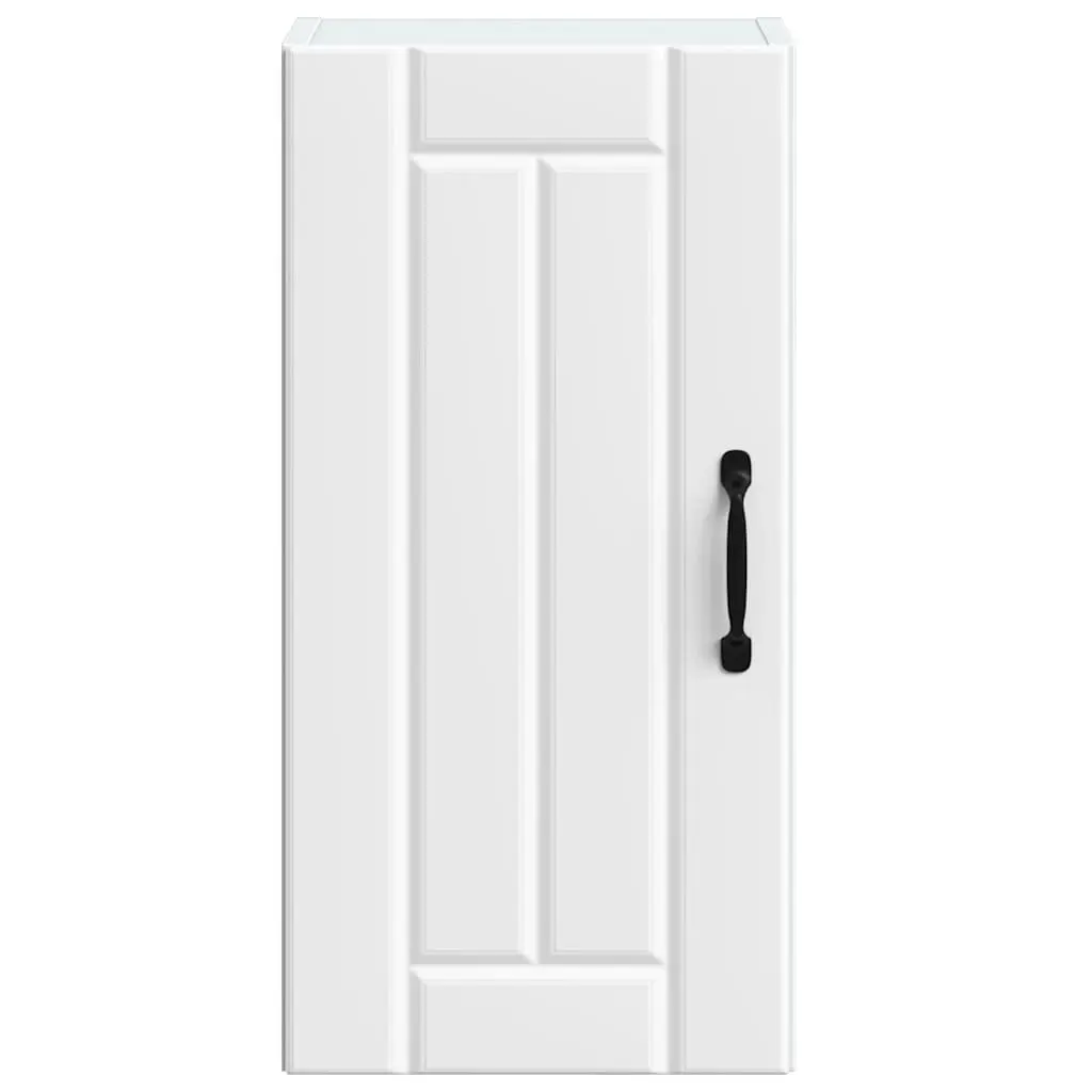 White Engineered Wood Wall Cabinet