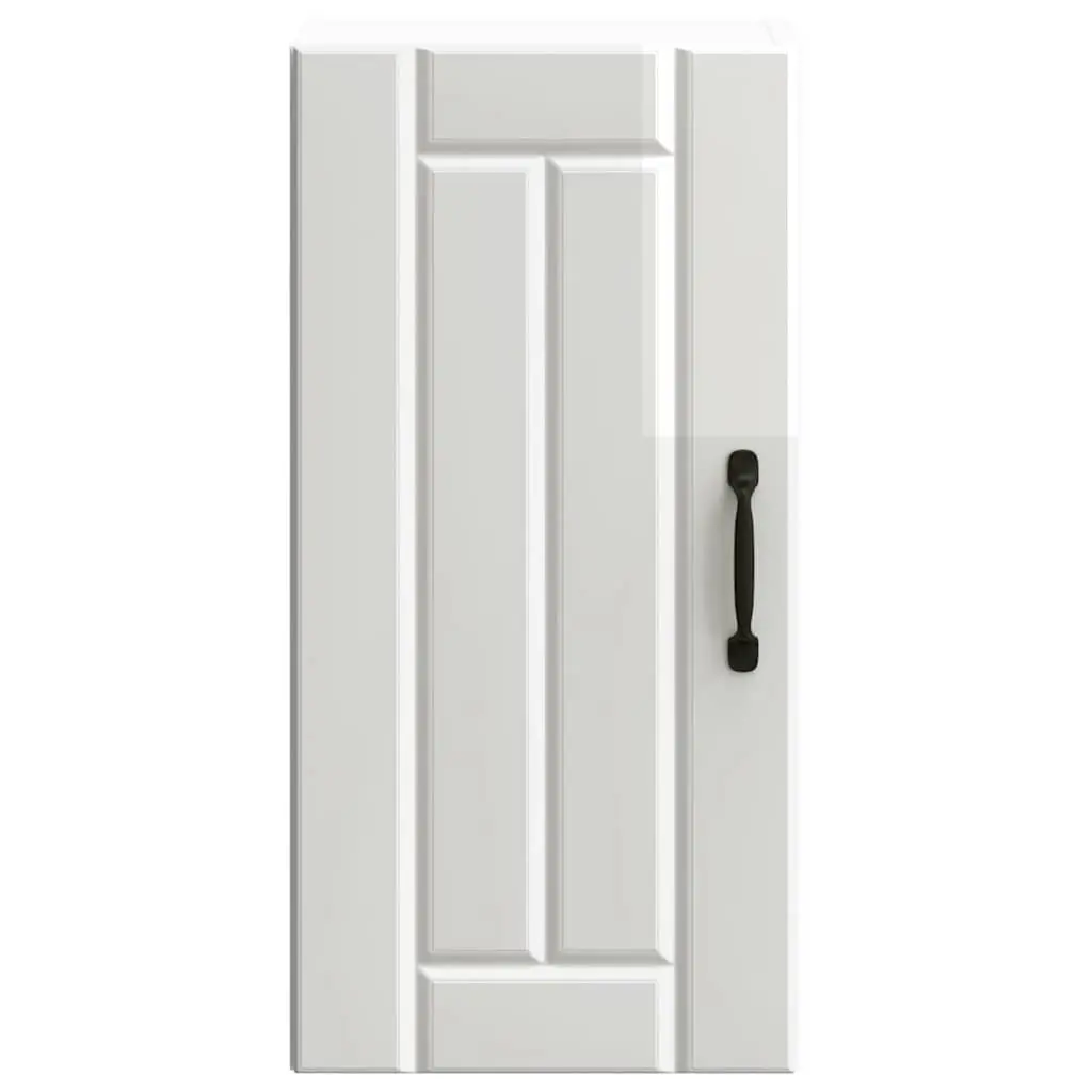 White High Gloss Engineered Wood Cabinet