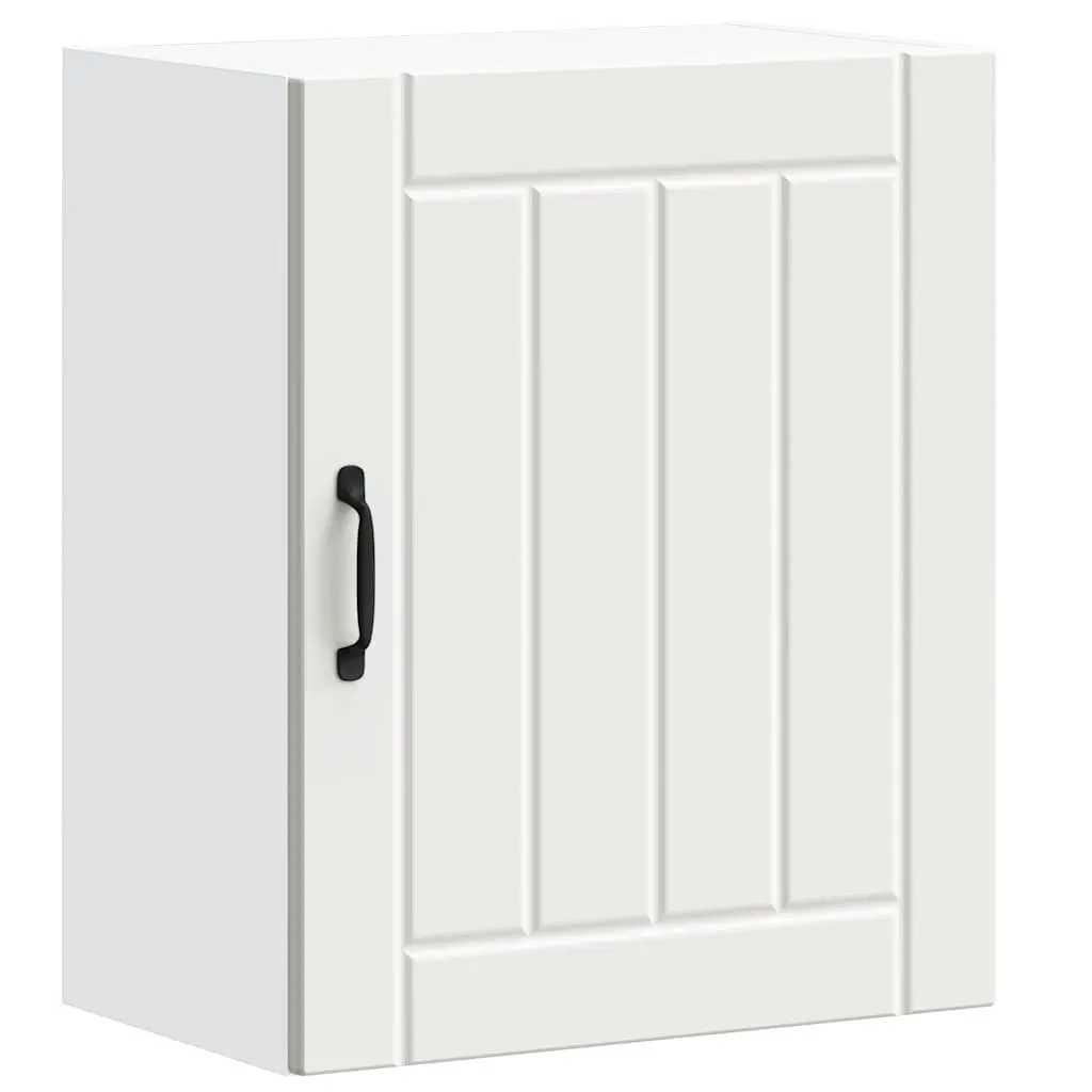 White Engineered Wood Wall Cabinet