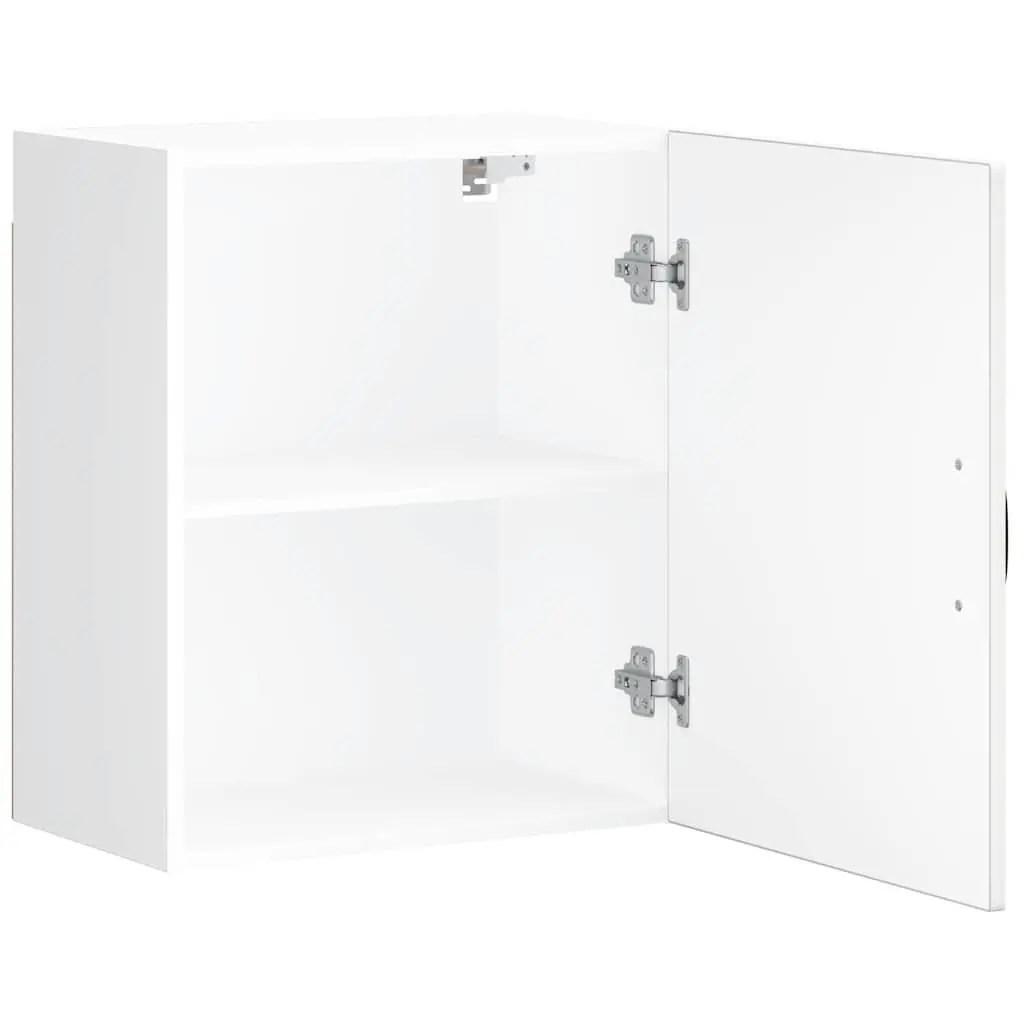 White Engineered Wood Wall Cabinet