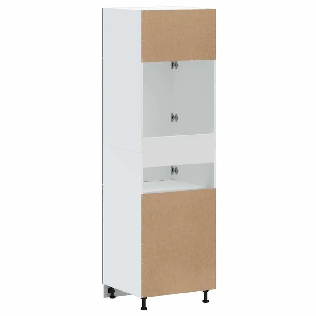Kitchen Cupboard Black Engineered Wood Cabinet Storage Doors Adjustable Feet