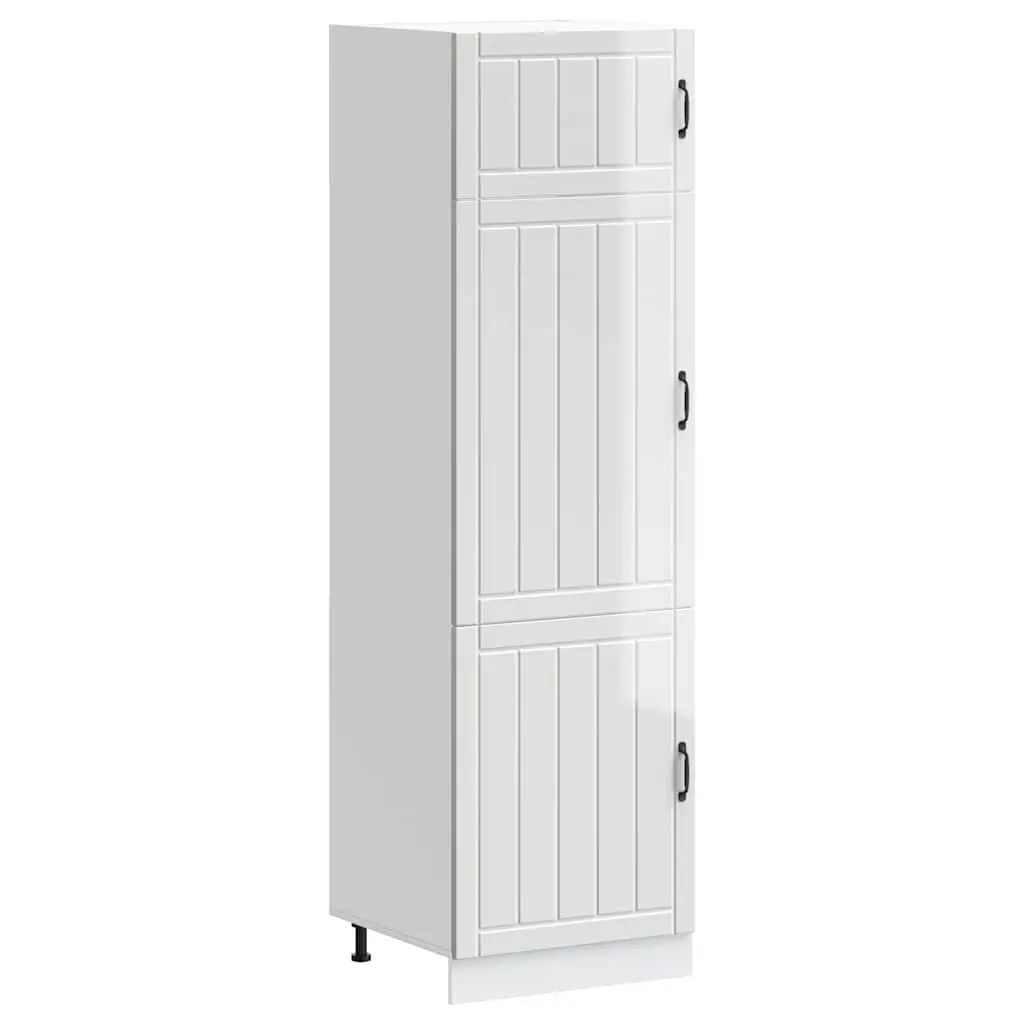 Engineered Wood High Gloss Kitchen Cupboard