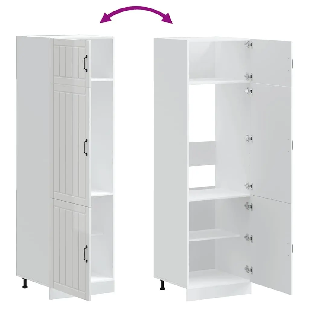 Engineered Wood High Gloss Kitchen Cupboard