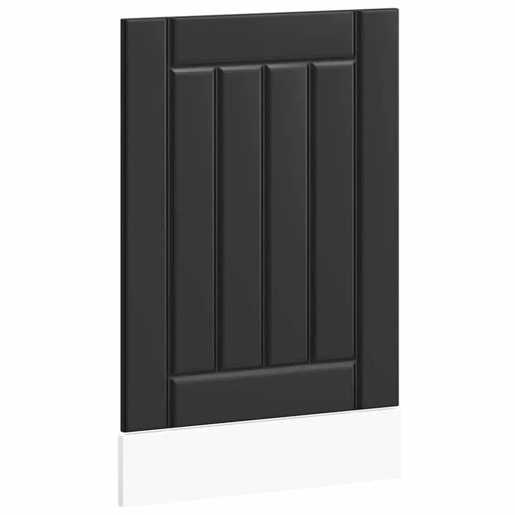Black Dishwasher Front Panel Cover