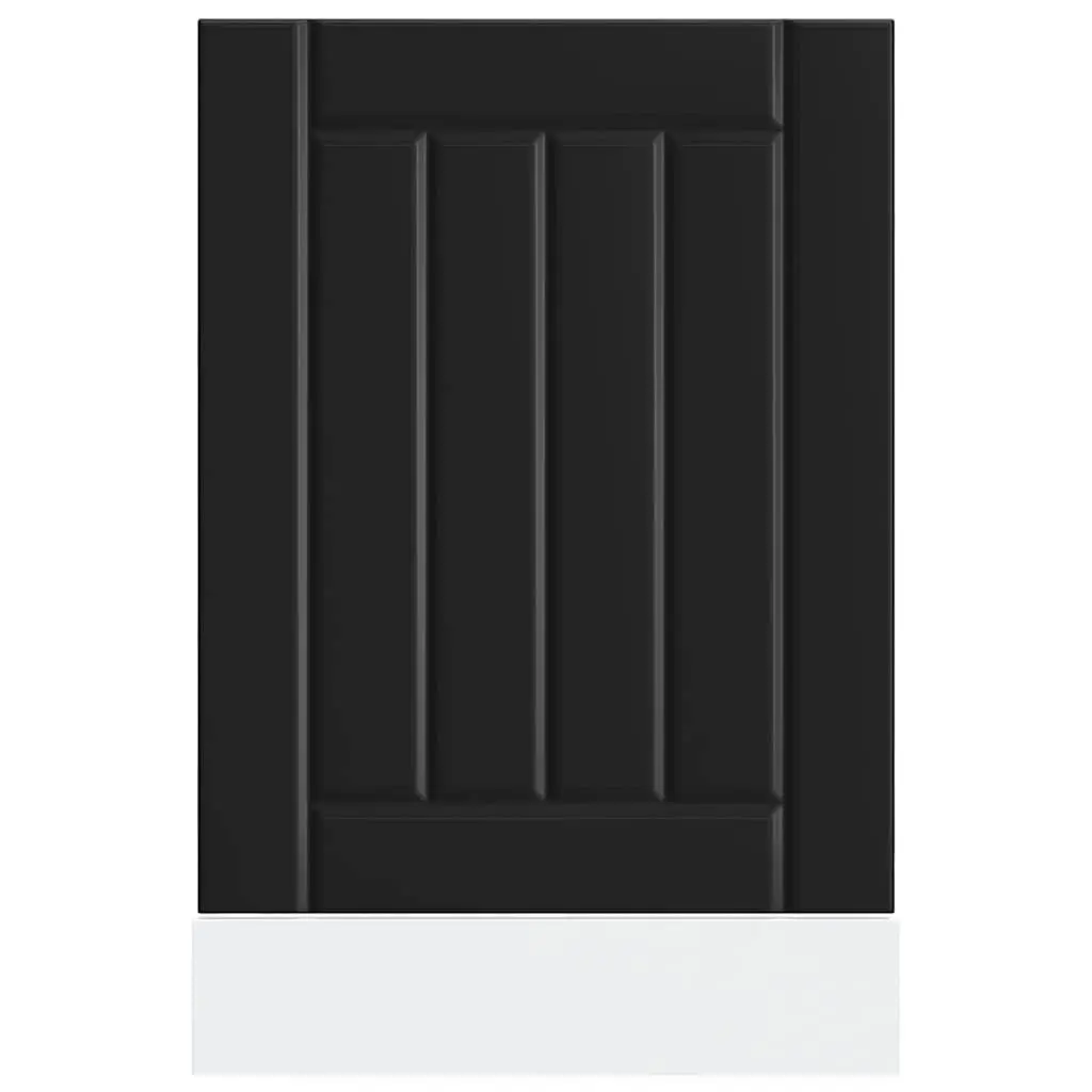 Black Dishwasher Front Panel Cover