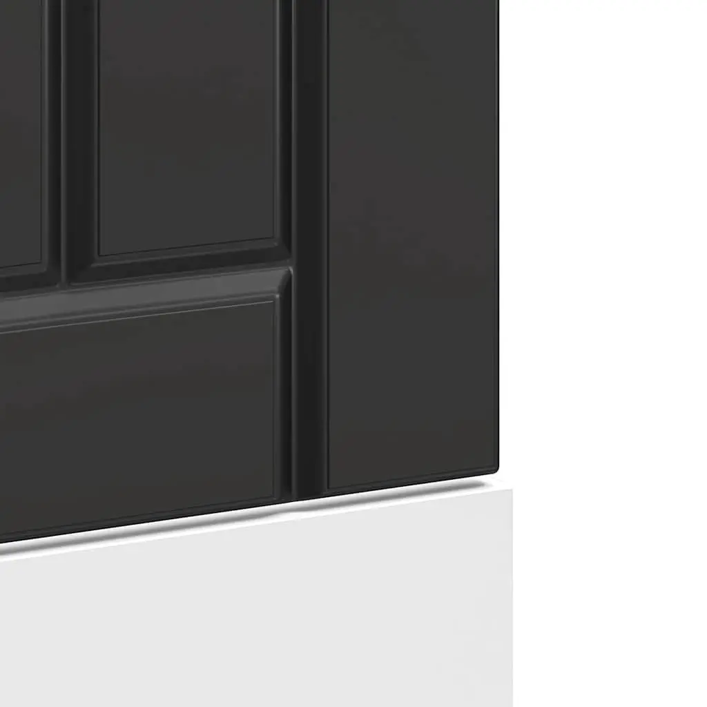 Black Dishwasher Front Panel Cover