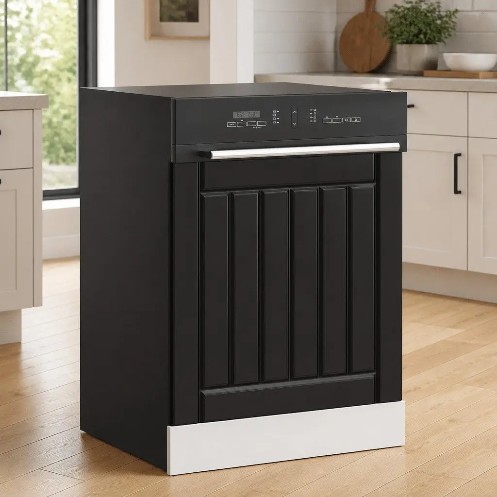 Dishwasher Panel Kitchen Use Black Engineered Wood Size