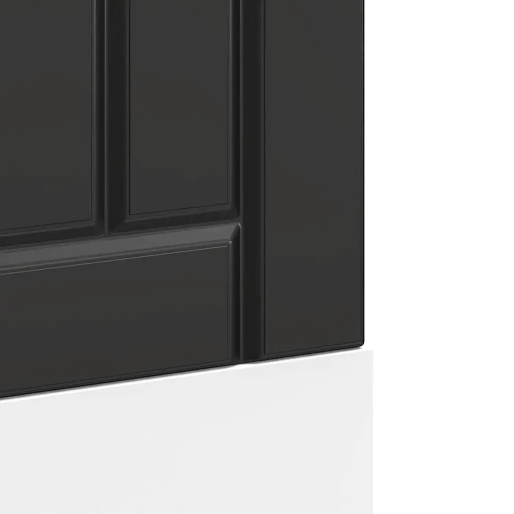 Dishwasher Panel Kitchen Use Black Engineered Wood Size