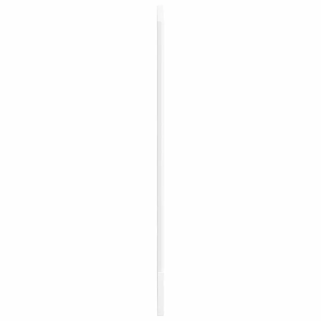Dishwasher Panel White High Gloss Kitchen Cabinet Front Cover Engineered Wood
