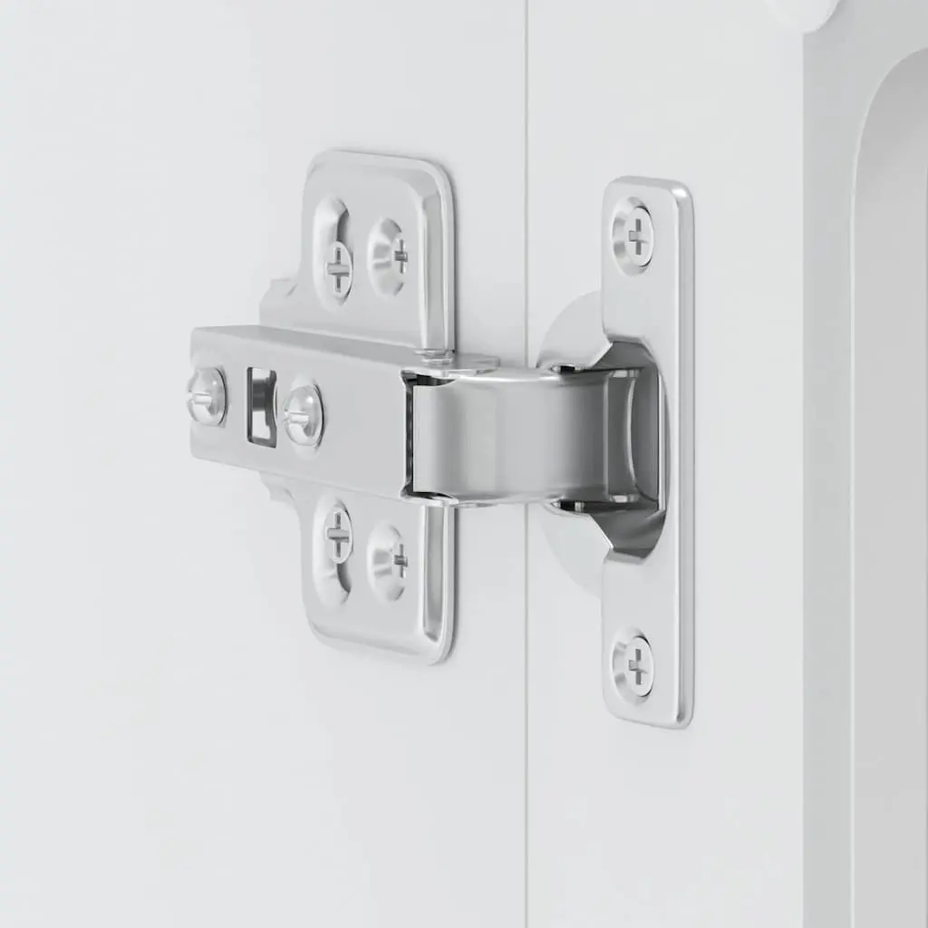 White Glass Door Kitchen Wall Cabinet