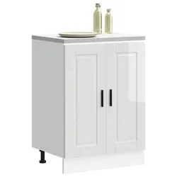 Engineered Wood Kitchen Base Cabinet with Adjustable Feet