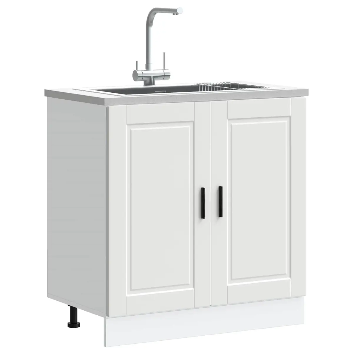 White Kitchen Sink Base Cabinet