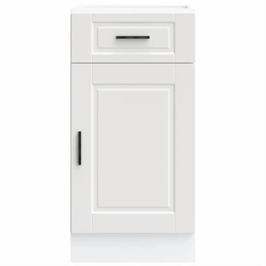 Kitchen Base Cabinet White Storage Cupboard Adjustable Feet