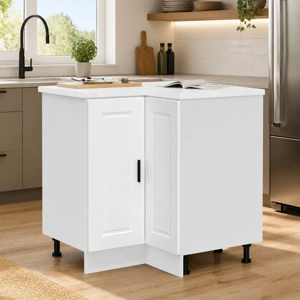 Engineered Wood Corner Base Cabinet