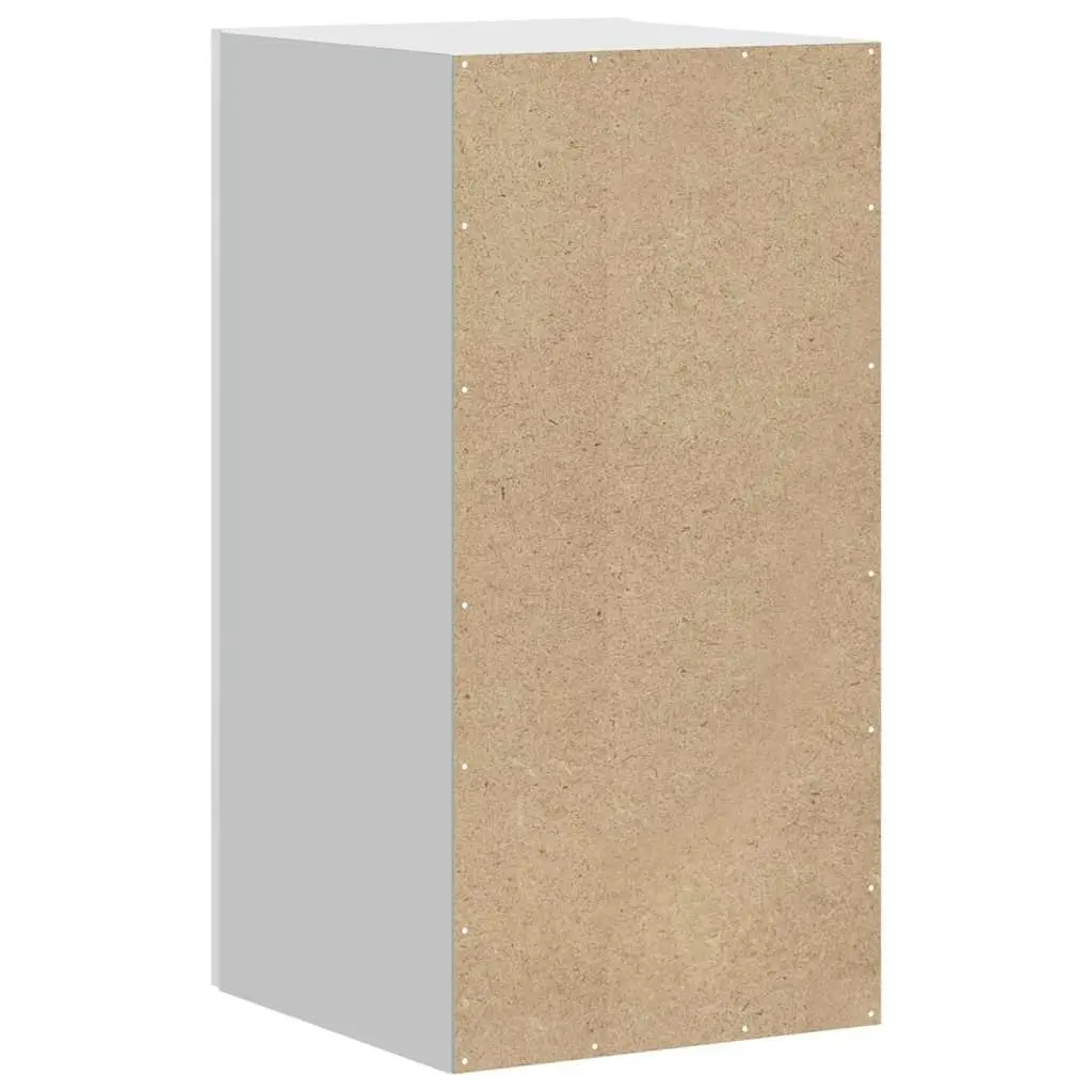 Kitchen Wall Cabinet White High Gloss Engineered Wood Storage Cupboard Door