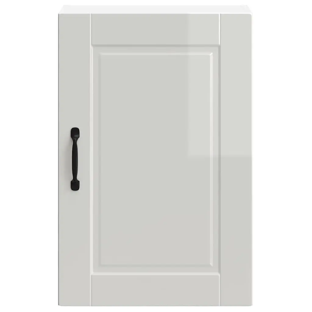 Kitchen Wall Cabinet White High Gloss Storage Mounted Cupboard Engineered Wood