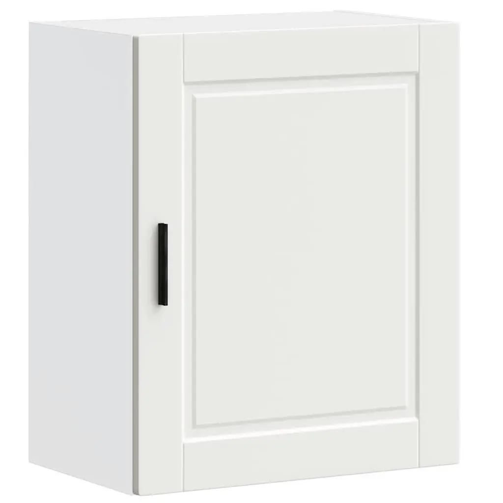 Wall Mounted Kitchen Cabinet White Engineered Wood Storage Cupboard