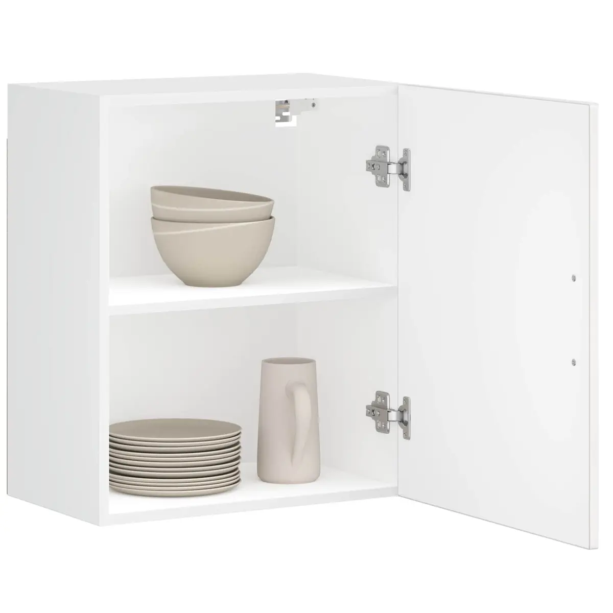 Grey Engineered Wood Wall-Mounted Kitchen Cabinet