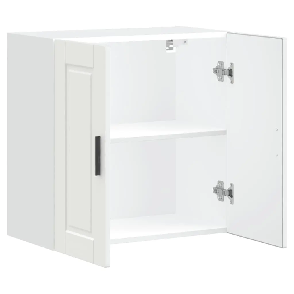 Kitchen Wall Cabinet White Engineered Wood Storage Organiser Cupboard Unit