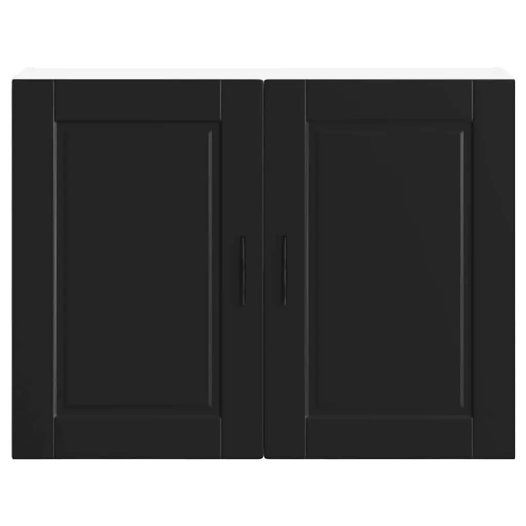 Engineered Wood Wall Cabinet in Black for Kitchen Use